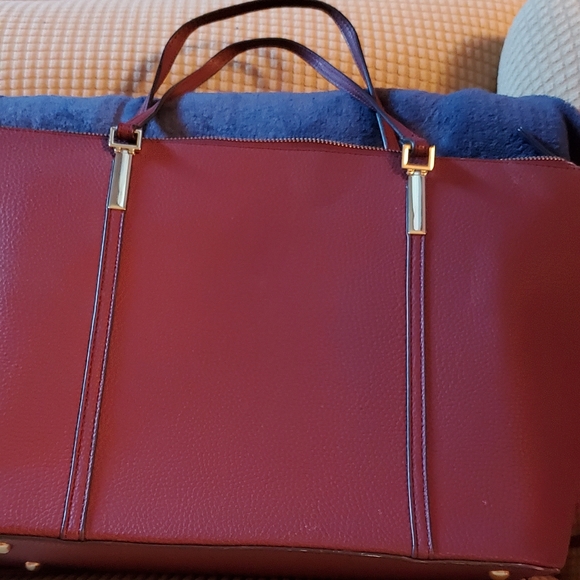 JustFab Handbags - Burgundy Tote bag